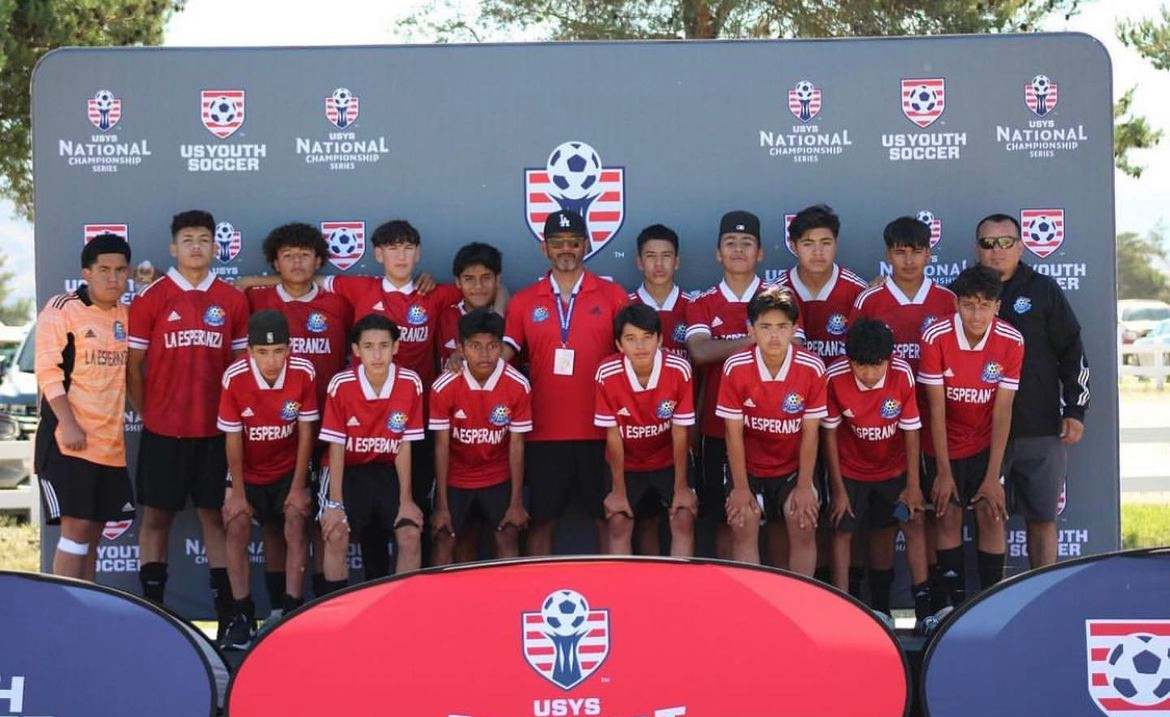 La Esperanza team at the US Youth Soccer National Championship Series