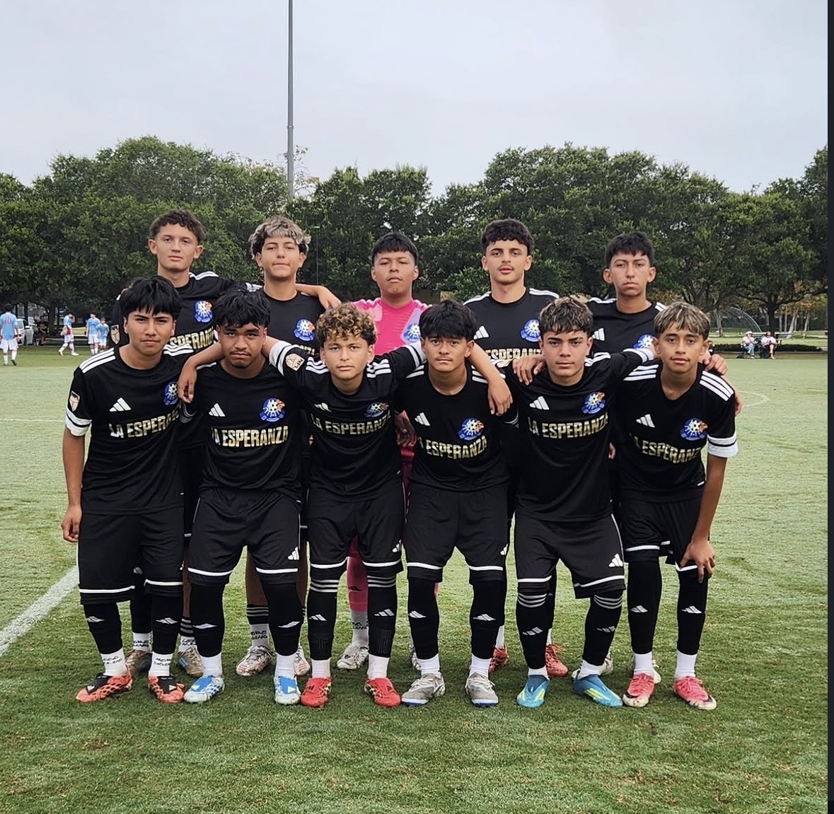 N1 B2010/11 squad lineup in black La Esperanza kits